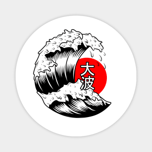 The Great Wave (Onami) Magnet